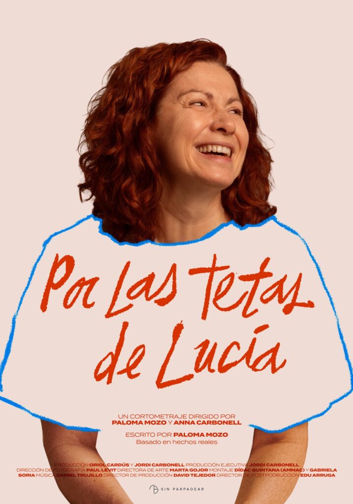 Cartel de Por las tetas de Lucía